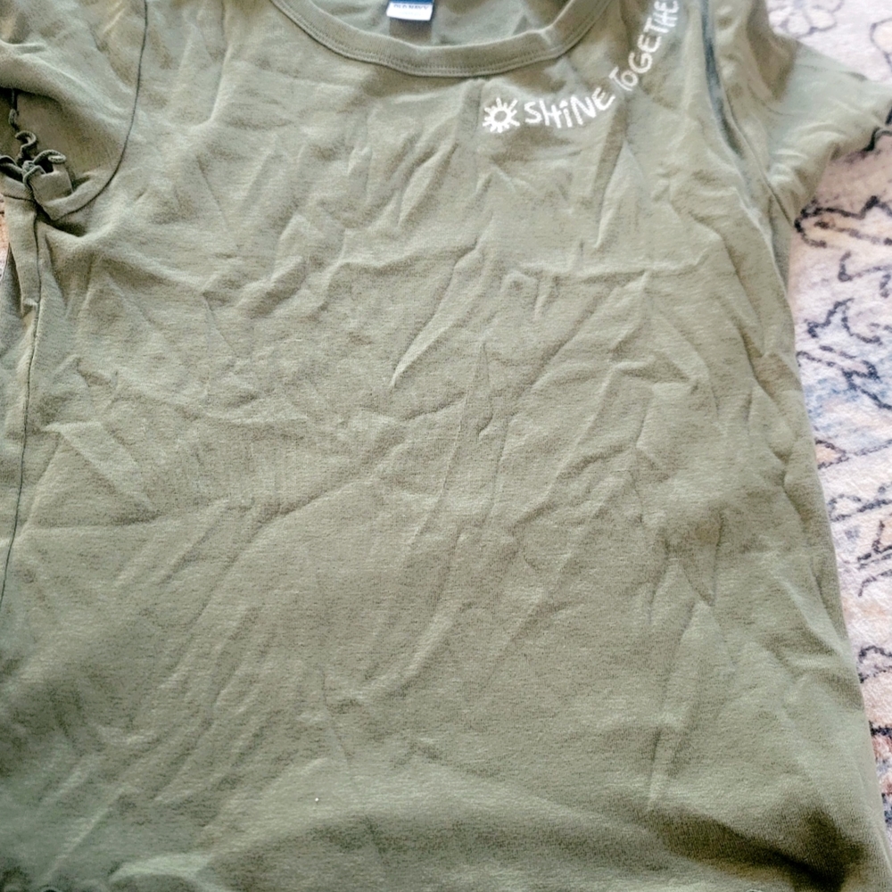 Kids Olive Green T-Shirt
